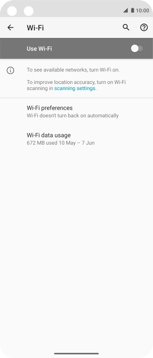 Press the indicator next to Press the indicator next to
