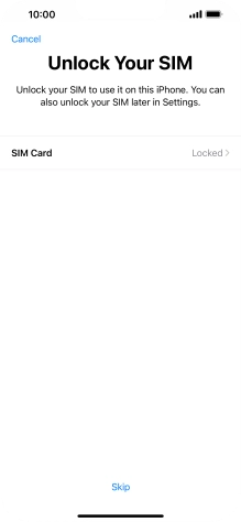 Press SIM Card. Press SIM Card.