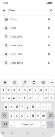 Key in the name or subject of the required app and press the search icon. Key in the name or subject of the required app and press the search icon.