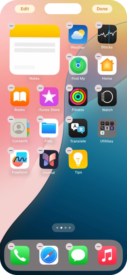 Press Done. Press Done.