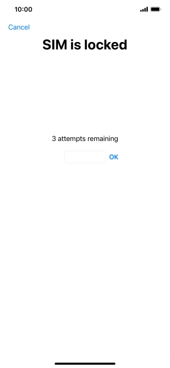If your SIM is locked, key in your PIN and press OK. If your SIM is locked, key in your PIN and press OK.
