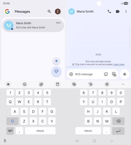 Select an existing conversation or create a new message and press the AI icon. Select an existing conversation or create a new message and press the AI icon.