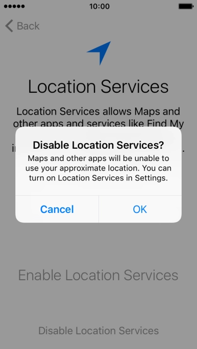 If you turn off the function, press OK. If you turn off the function, press OK.