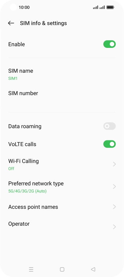 Press Wi-Fi Calling. Press Wi-Fi Calling.