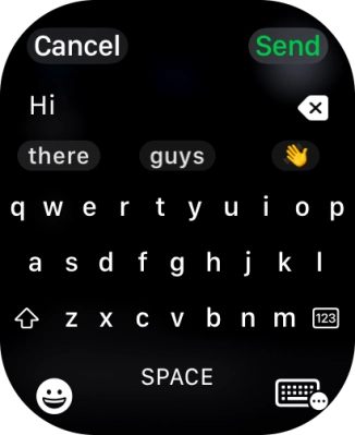 Press the input icon. Press the input icon.