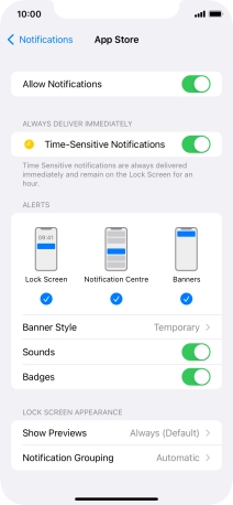 Press the indicator next to Press the indicator next to