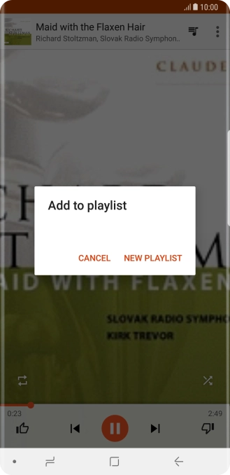 Press NEW PLAYLIST. Press NEW PLAYLIST.