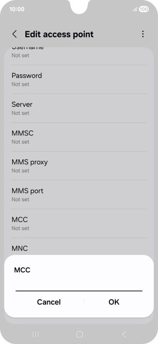 Key in 505 and press OK. Key in 505 and press OK.
