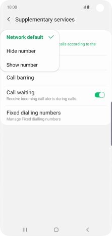 Press Show number to turn on caller identification. Press Show number to turn on caller identification.