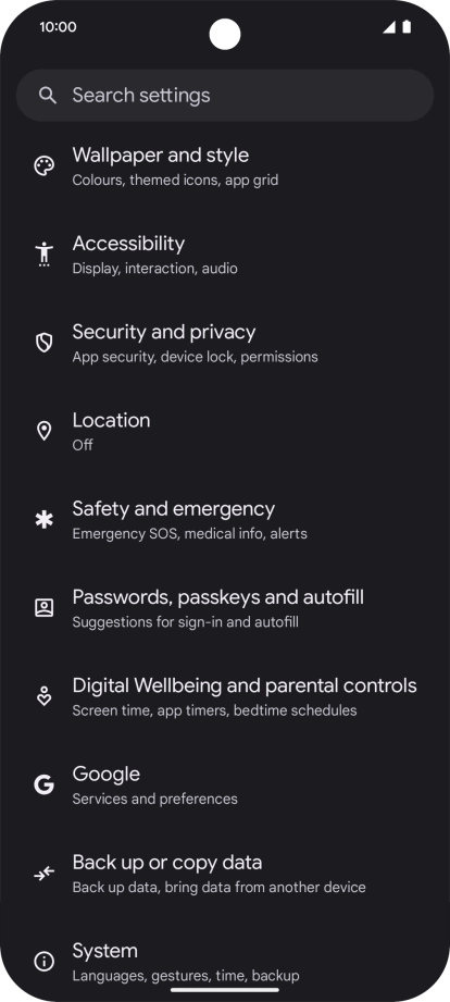 Press Passwords, passkeys and autofill. Press Passwords, passkeys and autofill.