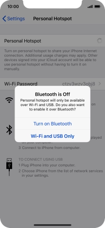 If Wi-Fi is turned on, press Wi-Fi and USB Only. If Wi-Fi is turned on, press Wi-Fi and USB Only.