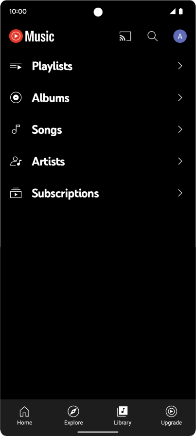 Press the required category and go to the required audio file. Press the required category and go to the required audio file.