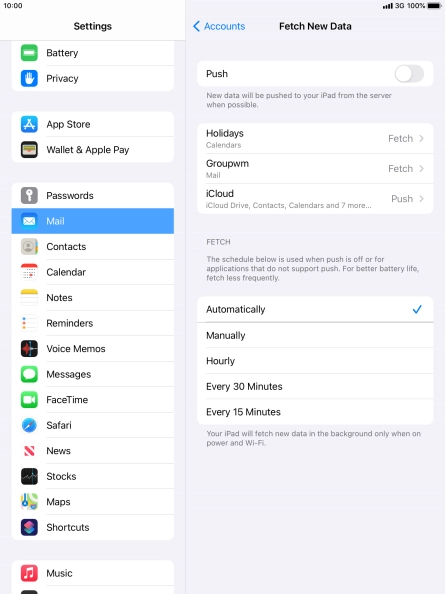 If you turn off the function, press the required setting. If you turn off the function, press the required setting.