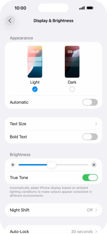 Press Dark. Press Dark.