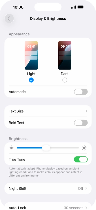 Press Dark. Press Dark.