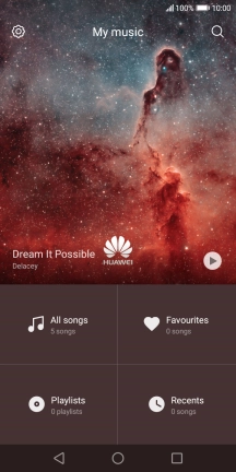 Press All songs and go to the required audio file. Press All songs and go to the required audio file.