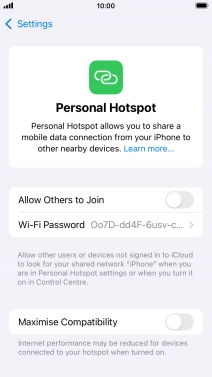 Press Wi-Fi Password and key in the required password. Press Wi-Fi Password and key in the required password.