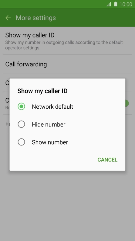 Press Show number to turn on caller identification. Press Show number to turn on caller identification.