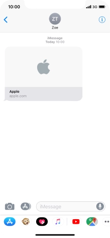 Go to the required message. Go to the required message.