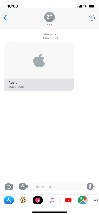 Go to the required message. Go to the required message.