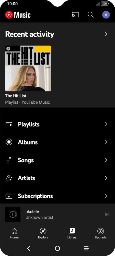 Press the required category and go to the required audio file. Press the required category and go to the required audio file.