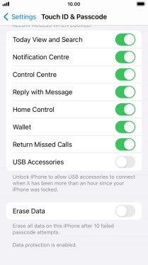 Press the indicator next to Press the indicator next to