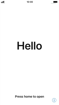 Press the Home key. Press the Home key.