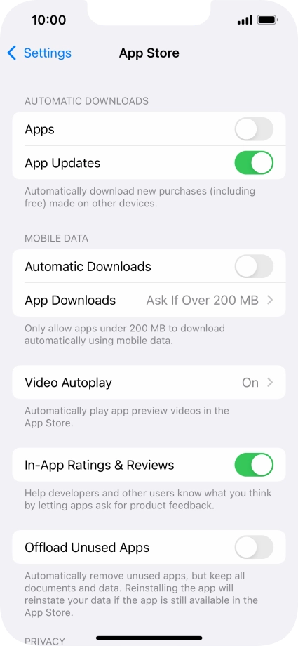 Press the indicator next to Press the indicator next to