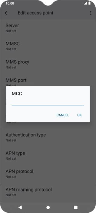 Key in 505 and press OK. Key in 505 and press OK.