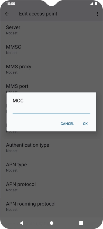 Key in 505 and press OK. Key in 505 and press OK.
