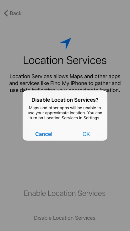 If you turn off the function, press OK. If you turn off the function, press OK.
