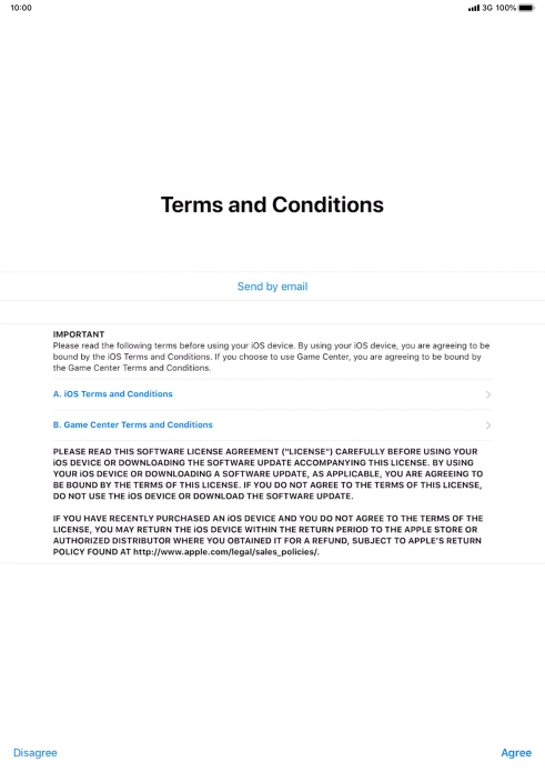 Press Agree. Press Agree.