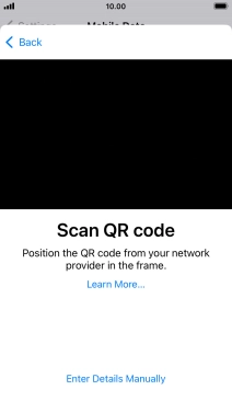 Place the QR code you've received inside the phone camera frame to scan the code. Place the QR code you've received inside the phone camera frame to scan the code.