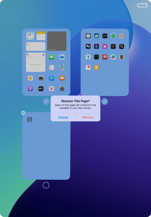 Press Remove. Press Remove.