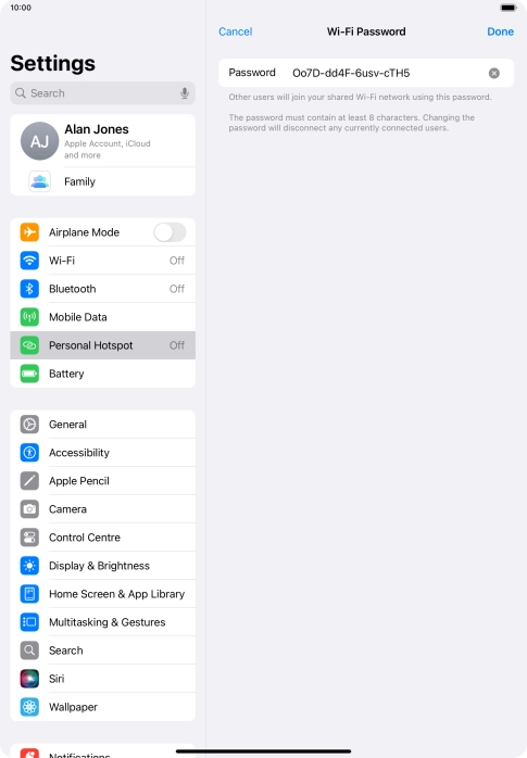 Press Done. Press Done.