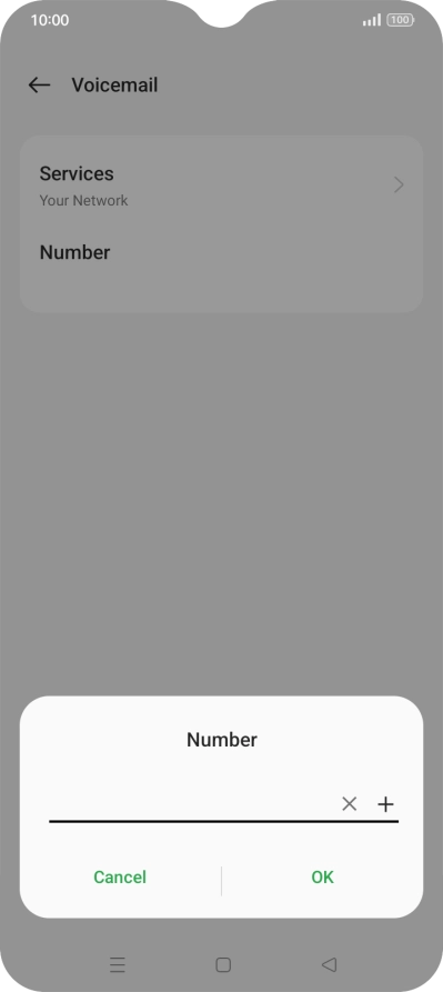 Key in +61414121121 and press the confirm icon. Key in +61414121121 and press the confirm icon.