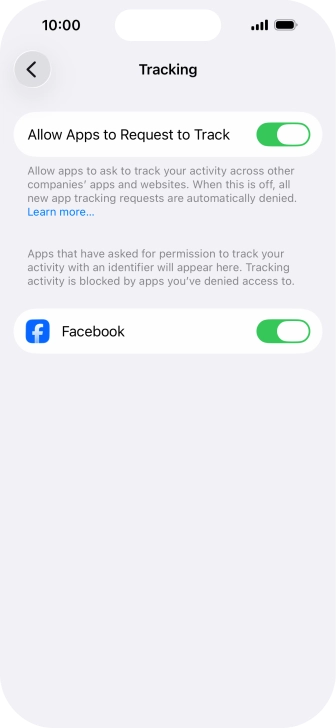 Press the indicator next to Press the indicator next to