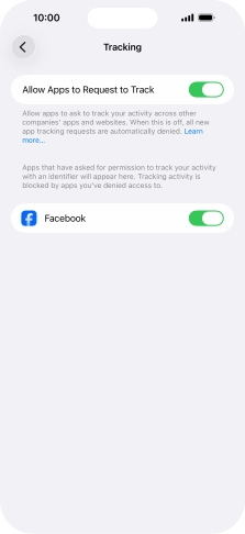 Press the indicator next to Press the indicator next to