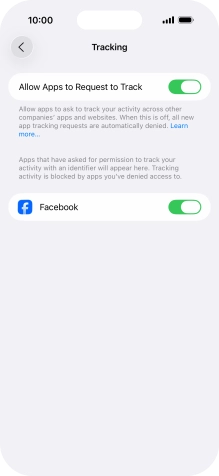 Press the indicator next to Press the indicator next to
