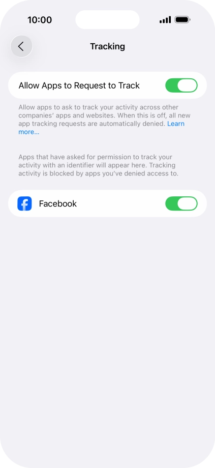 Press the indicator next to Press the indicator next to