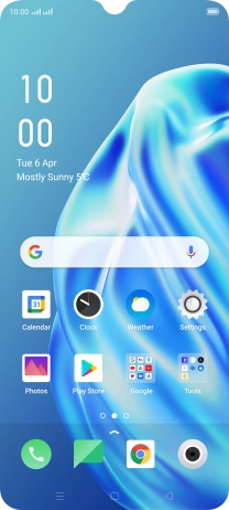 Press the phone icon. Press the phone icon.