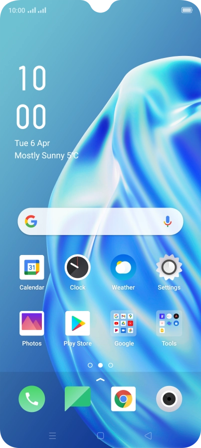 Press the phone icon. Press the phone icon.