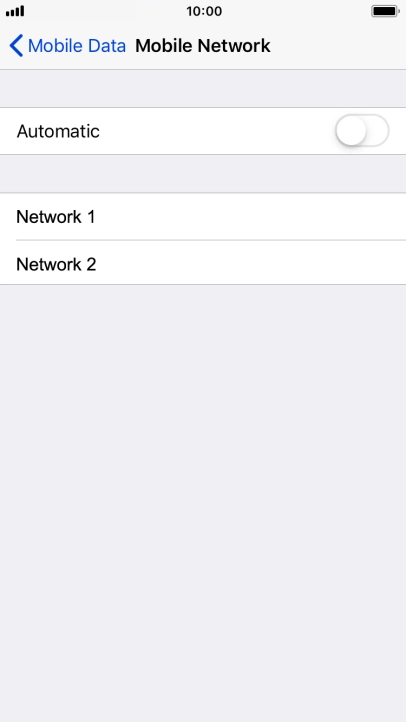 If you turn off the function, press the required network. If you turn off the function, press the required network.