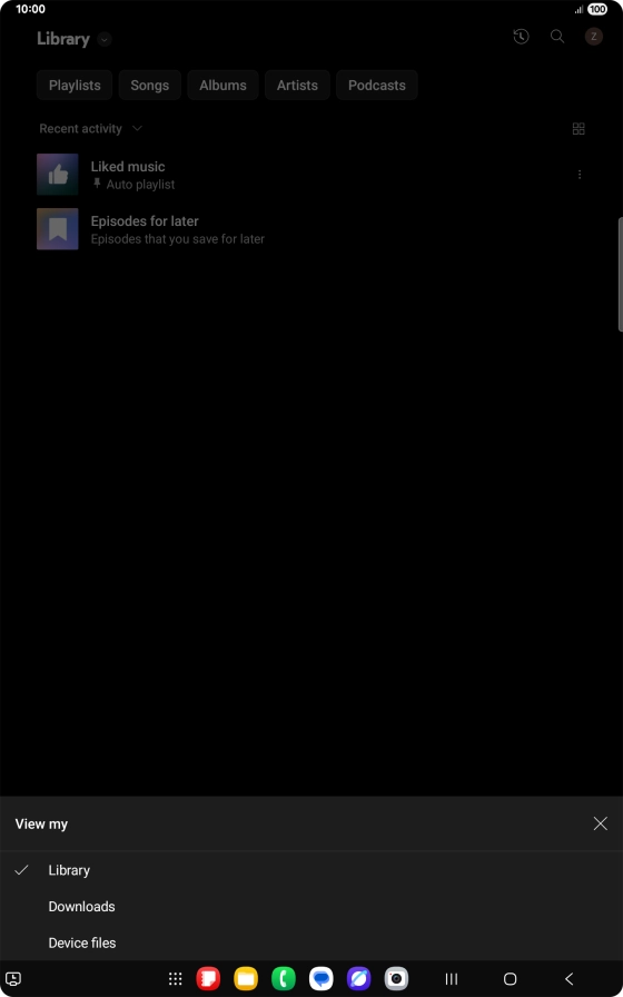 Press the required category and go to the required audio file. Press the required category and go to the required audio file.