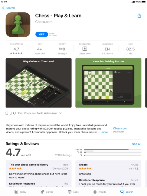 Press GET and follow the instructions on the screen to install the app. Press GET and follow the instructions on the screen to install the app.