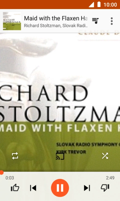 Press arrow right to go to the next audio file. Press arrow right to go to the next audio file.