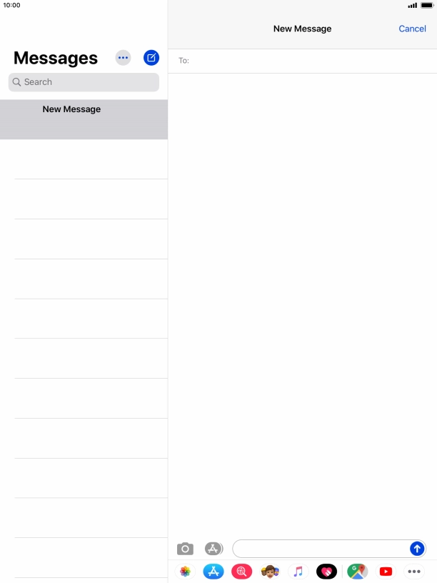 Press To: and key in the first letters of the recipient's name. Press To: and key in the first letters of the recipient's name.