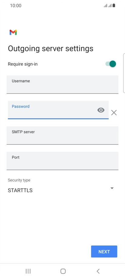 Press the field below Press the field below