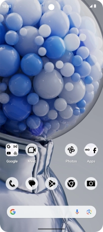 Press the call icon. Press the call icon.