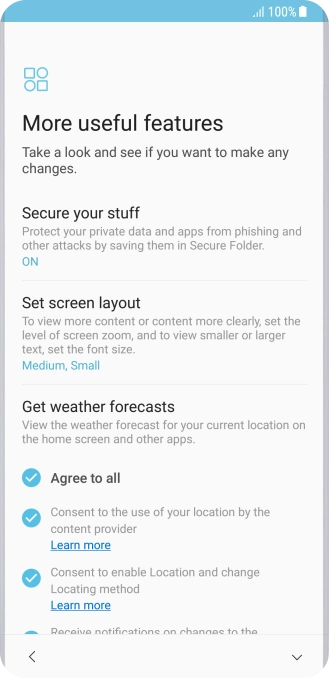Follow the instructions on the screen to transfer the content from the other phone and finish the activation of your phone. Follow the instructions on the screen to transfer the content from the other phone and finish the activation of your phone.